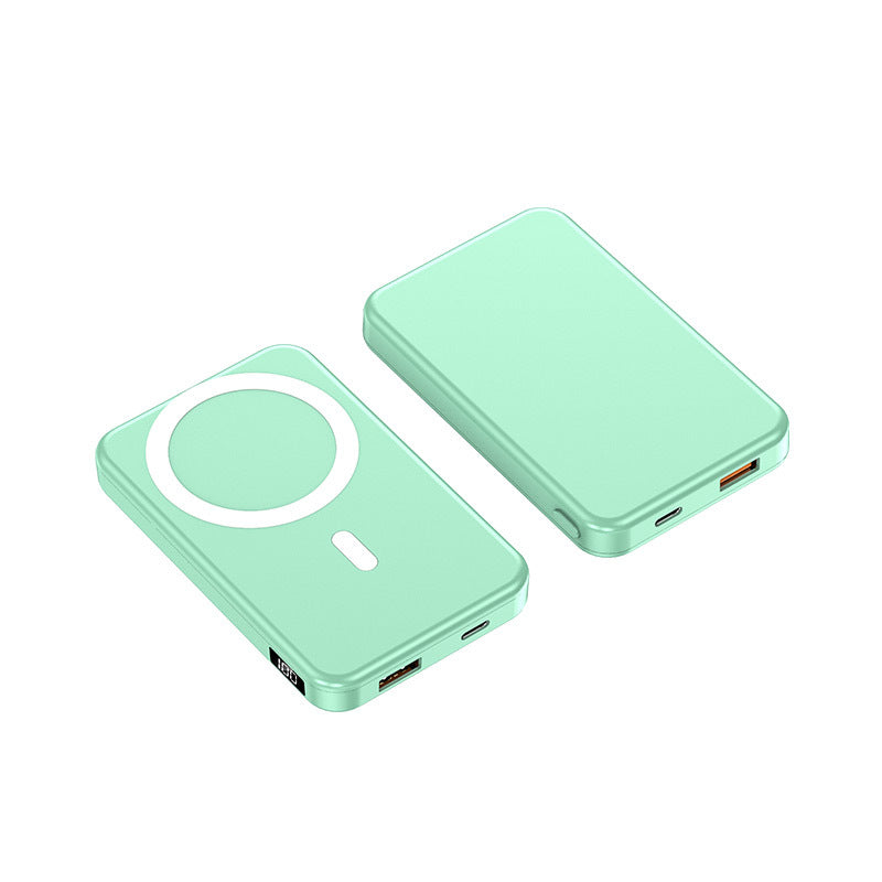 Mini Magnetic Power Bank 10000mAh – Fast & Wireless Charging